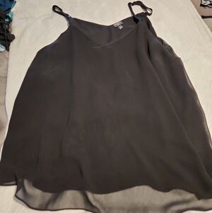 torrid Black V-Neck Adjustable Strap Cami